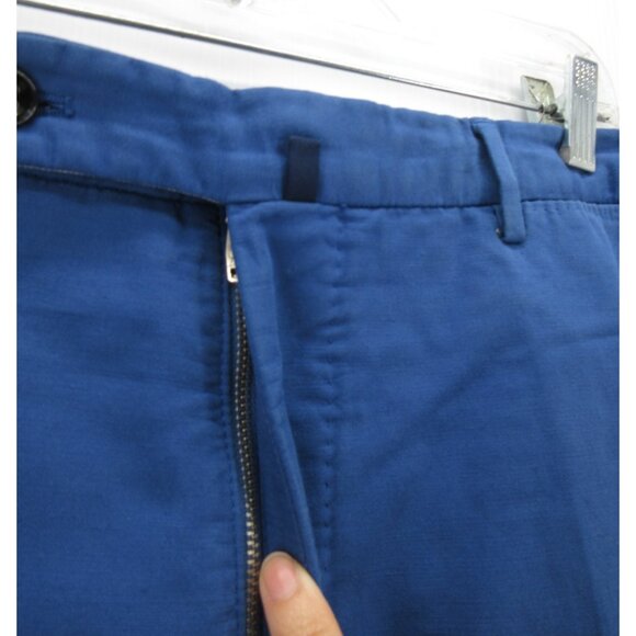 Incotex Pants 38 Chinolino Linen Blend Trousers Standard Fit 38X28 - Picture 2 of 14